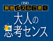 算数パズルで磨く　大人の思考センス