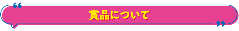 賞品について