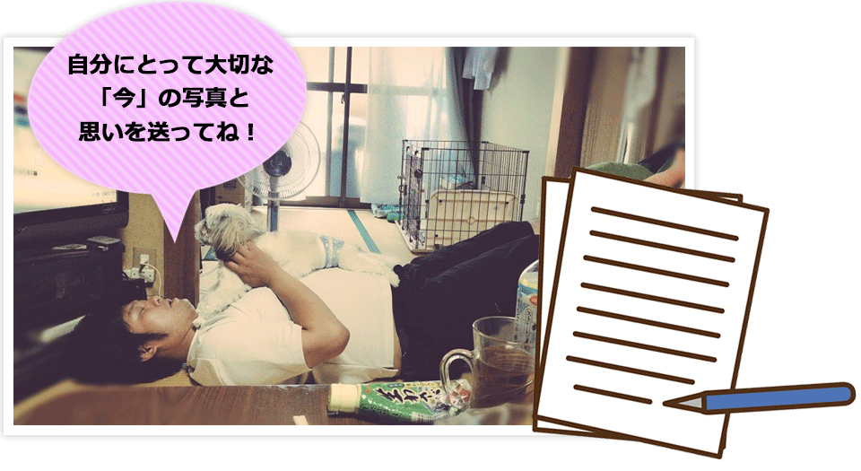 自分にとって大切な「今」の写真と思いを送ってね！