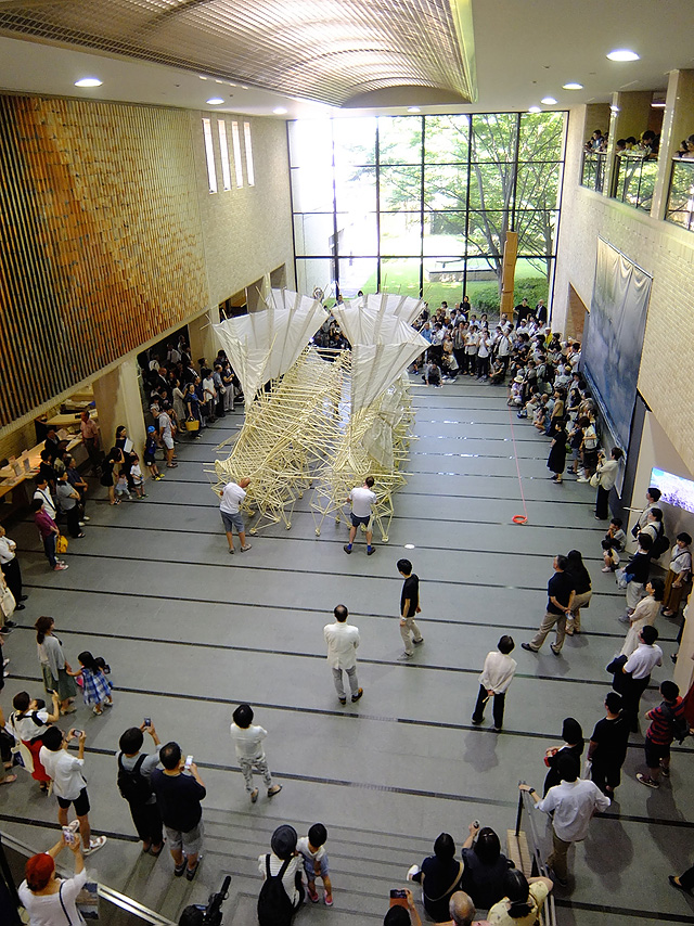 テオ・ヤンセン展の様子