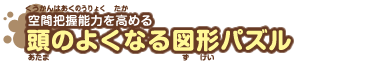 空間把握能力を高める 頭のよくなる図形パズル