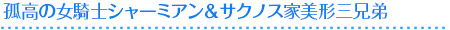 孤高の女騎士シャーミアン＆サクノス家美形三兄弟